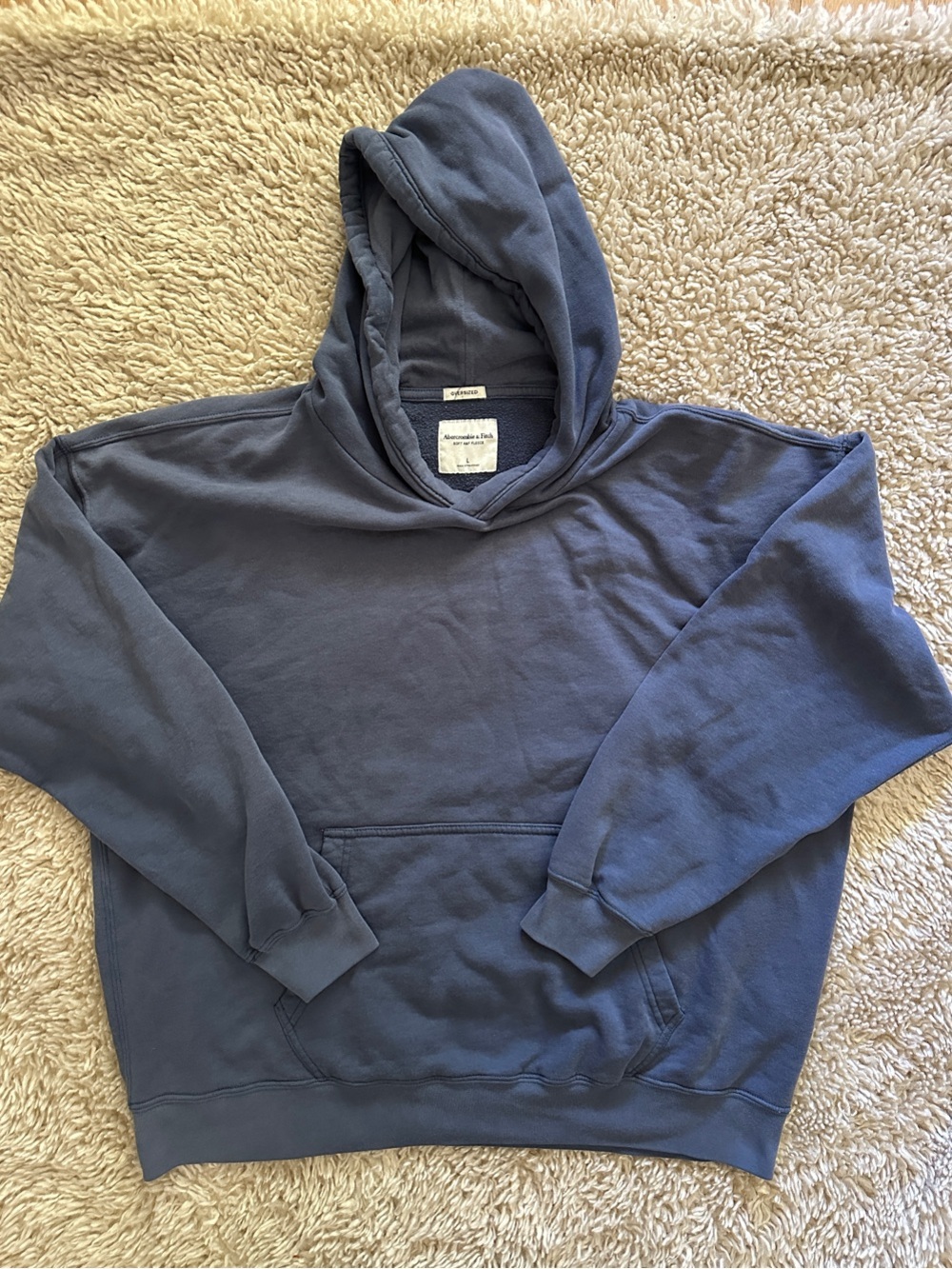 Abercrombie & Fitch Men's Hooded Pullover in Slate Blue or black